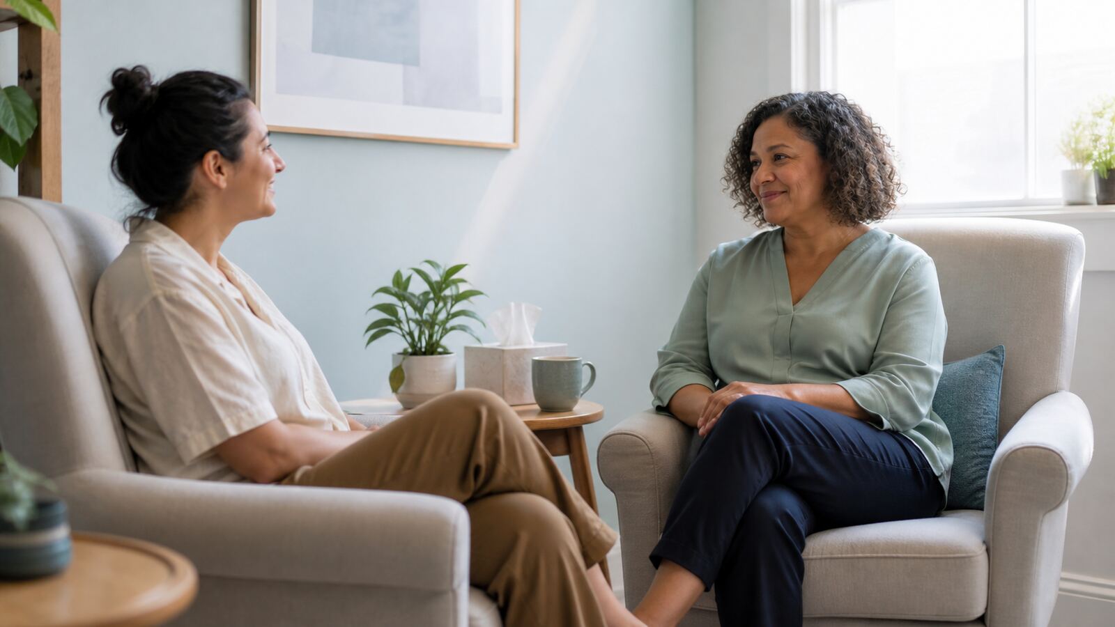 A therapy room.